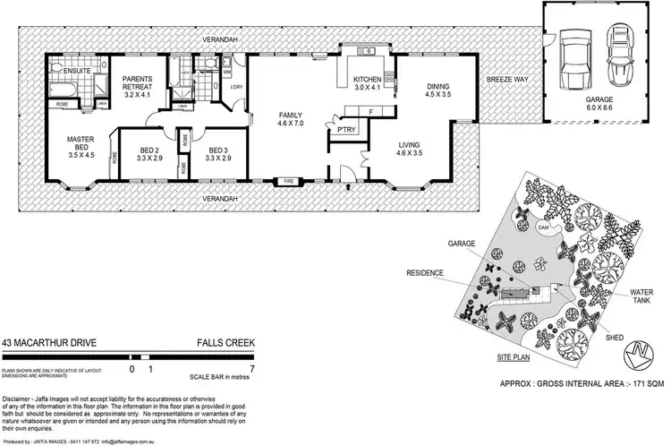Floorplan of Homely house listing, 43 McArthur Drive, Falls Creek NSW 2540