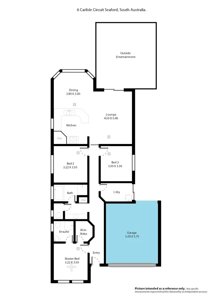 Floorplan of Homely house listing, 6 Carlisle Circuit, Seaford SA 5169