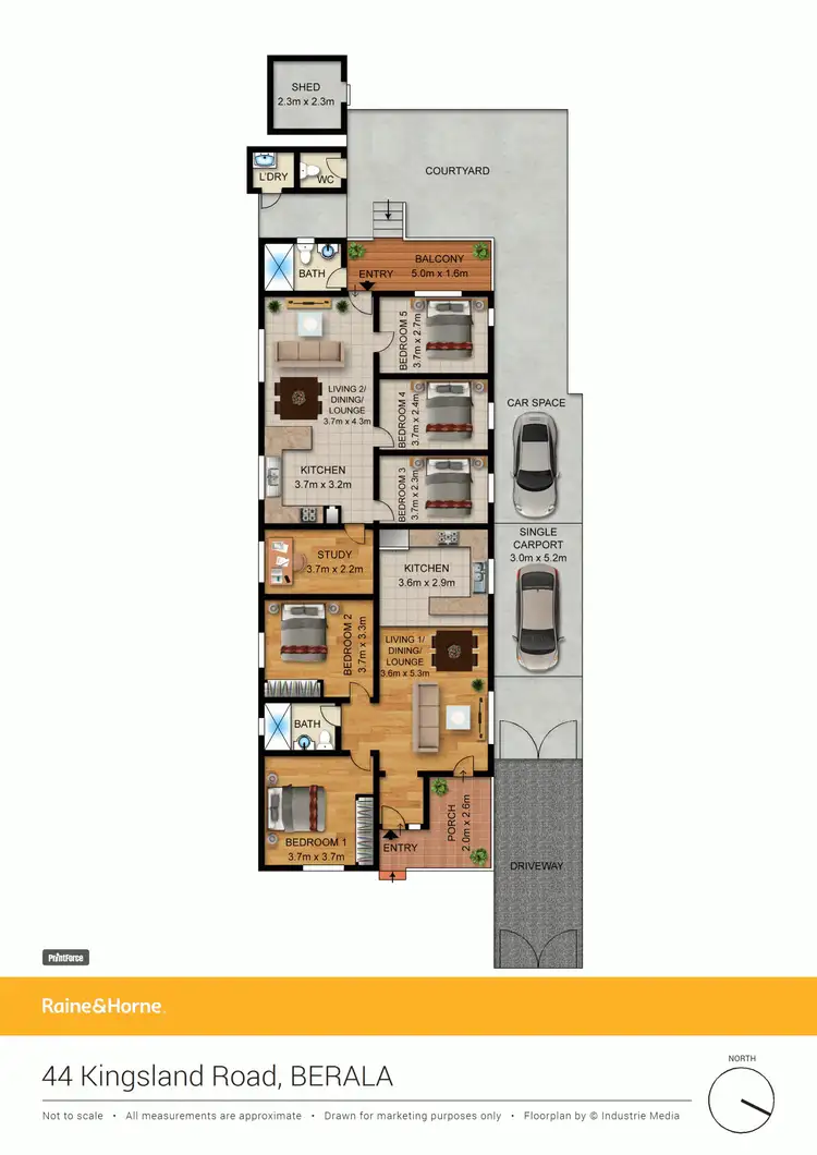 Floorplan of Homely house listing, 44 Kingsland Road, Berala NSW 2141