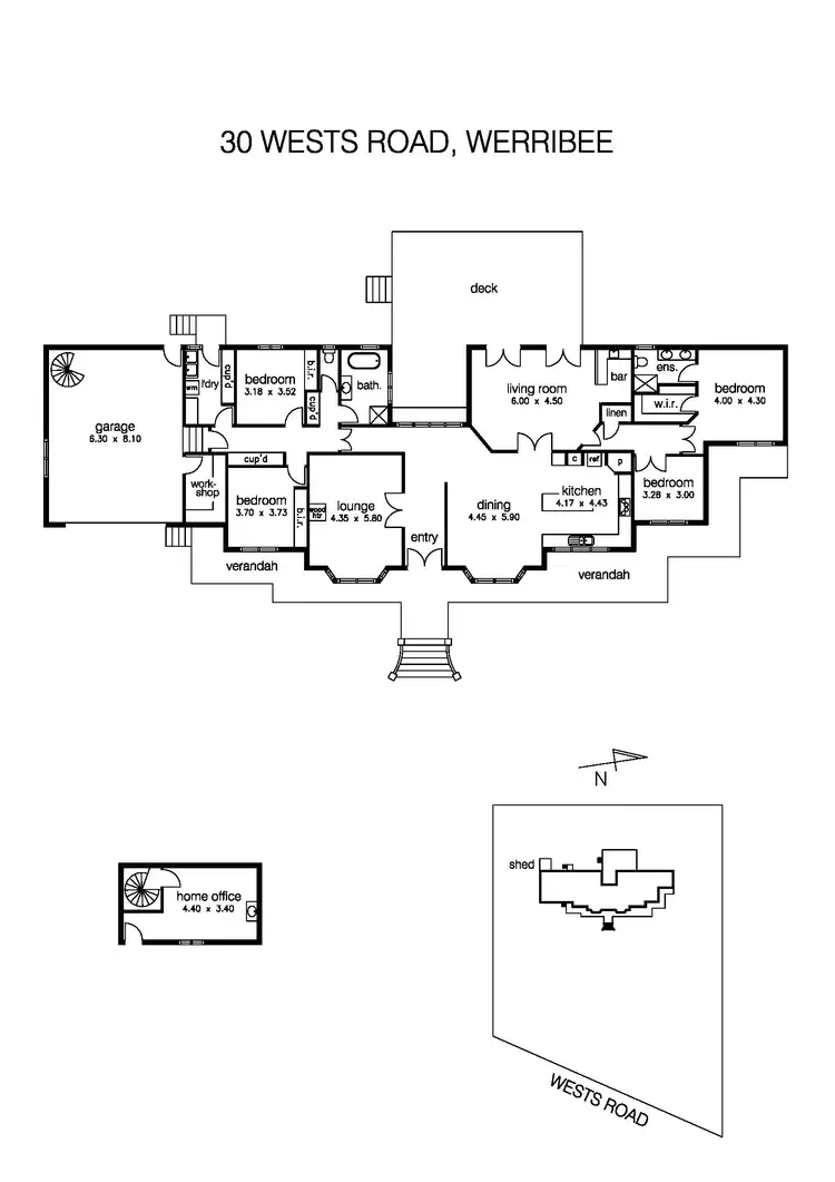 Floorplan of Homely house listing, 30 Wests Road, Werribee VIC 3030