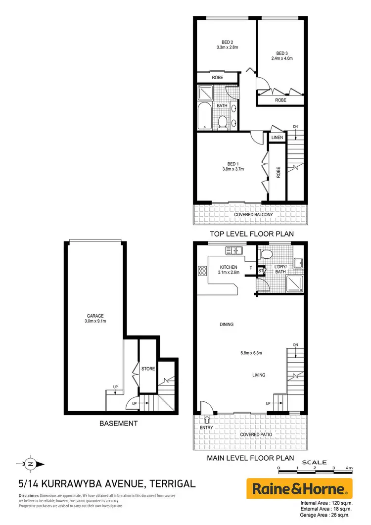 Floorplan of Homely townhouse listing, 5/12-14 Kurrawyba Avenue, Terrigal NSW 2260