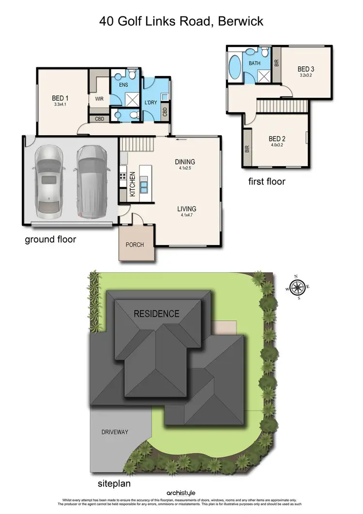 Floorplan of Homely house listing, 40 Golf Links Road, Berwick VIC 3806