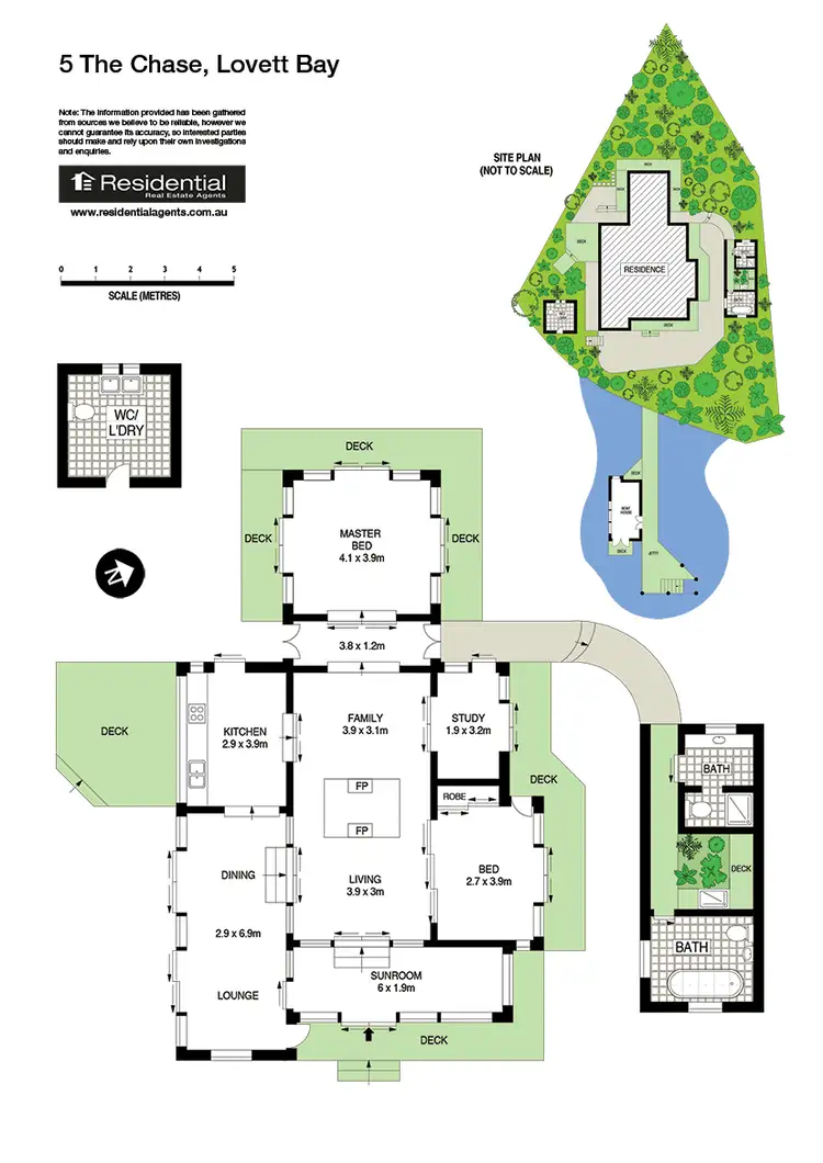 Floorplan of Homely house listing, 5 The Chase, Lovett Bay NSW 2105