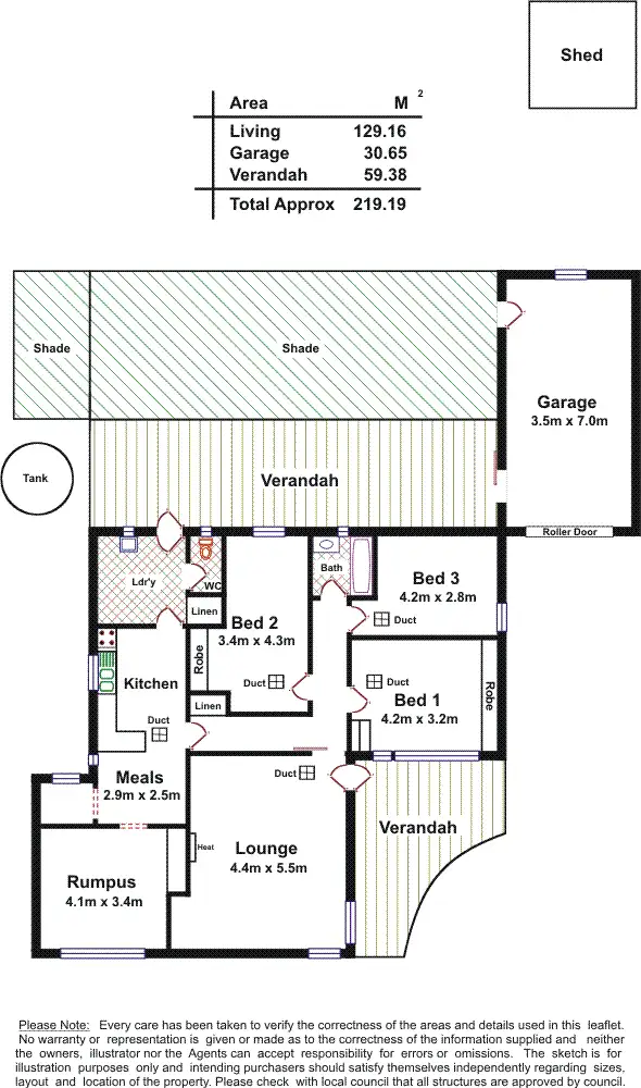 Floorplan of Homely house listing, 12 Shipton Street, Elizabeth SA 5112