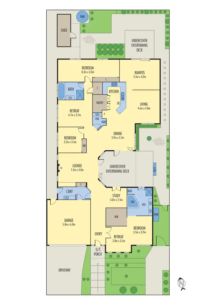 Floorplan of Homely house listing, 17 Sundial Boulevard, Tarneit VIC 3029