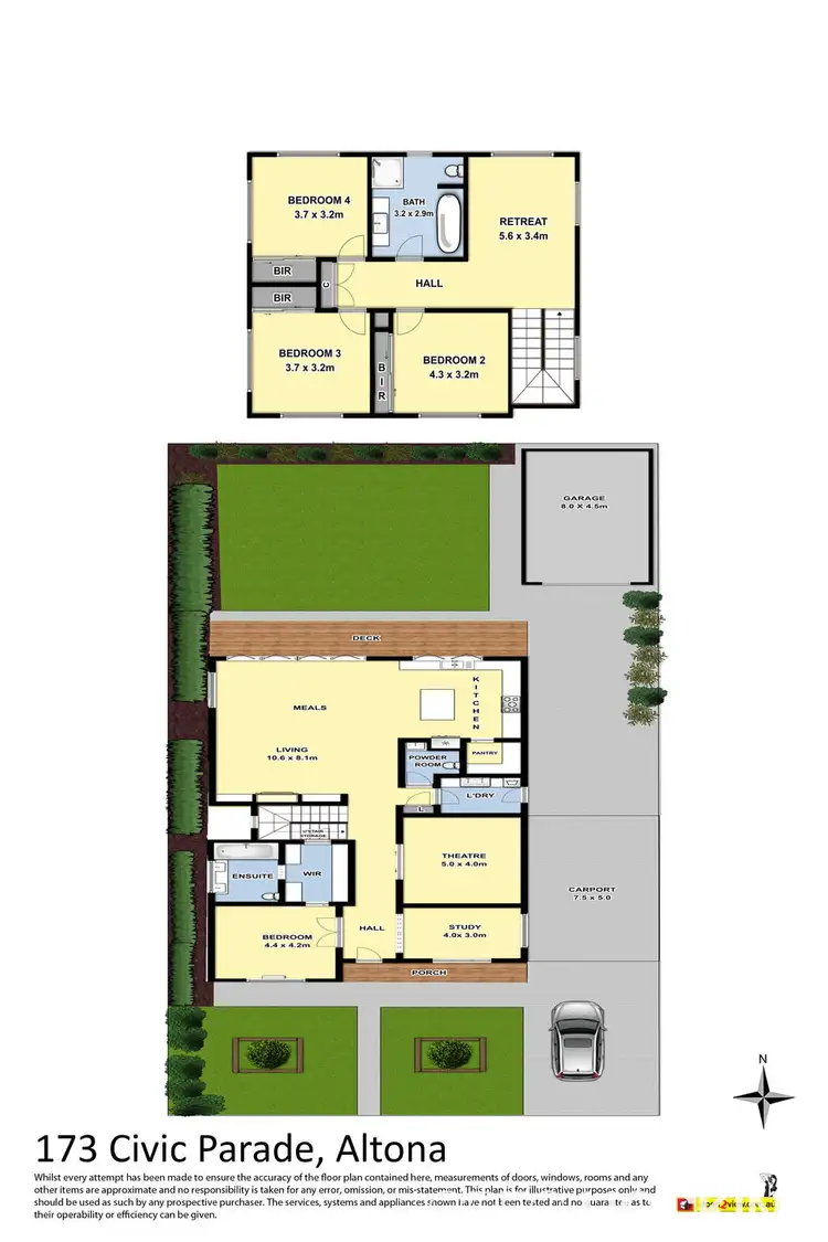 Floorplan of Homely house listing, 173 Civic Parade, Altona VIC 3018