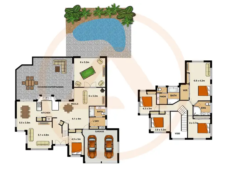 Floorplan of Homely house listing, 6 Saint Clair Close, Parkinson QLD 4115