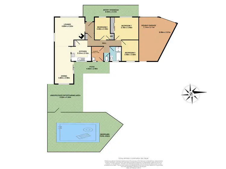 Floorplan of Homely house listing, 5 Shell Place, Dapto NSW 2530