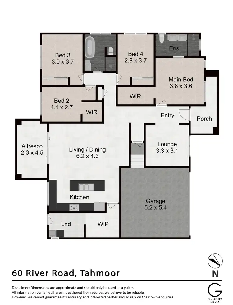 Floorplan of Homely house listing, 60 River Road, Tahmoor NSW 2573