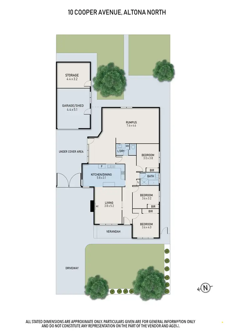 Floorplan of Homely house listing, 10 Cooper Avenue, Altona North VIC 3025