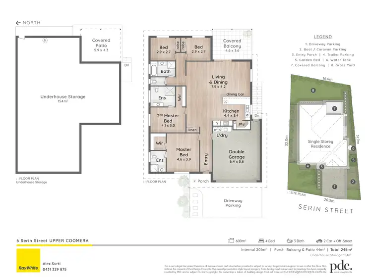Floorplan of Homely house listing, 6 Serin Street, Upper Coomera QLD 4209