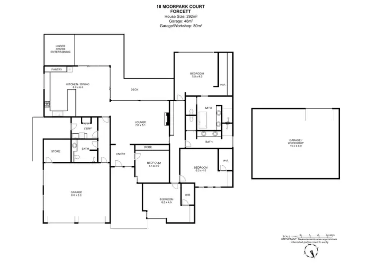 Floorplan of Homely house listing, 10 Moorpark Court, Forcett TAS 7173