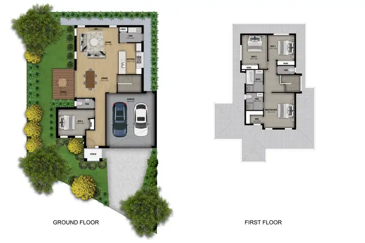 Floorplan of Homely townhouse listing, 3/1 Gibbs Road, Ferntree Gully VIC 3156