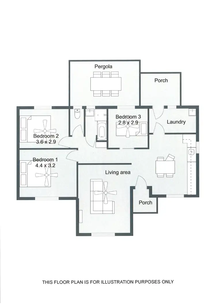 Floorplan of Homely house listing, 7 CAMERON STREET, Naracoorte SA 5271