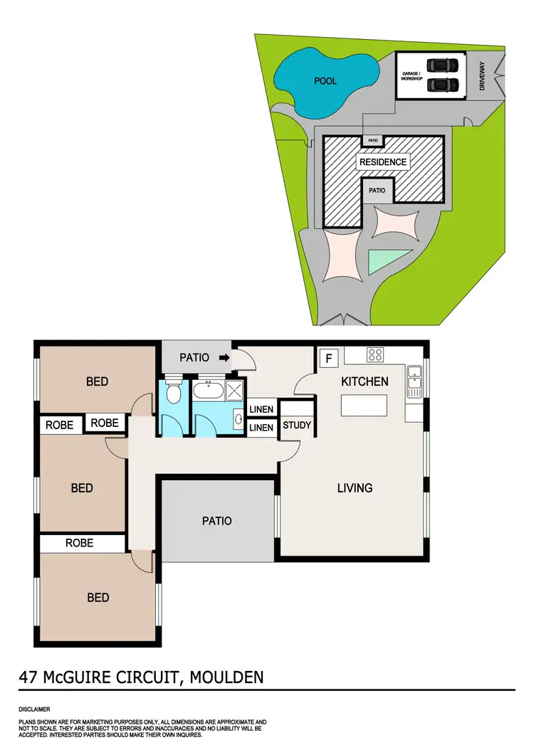 Floorplan of Homely house listing, 47 McGuire Circuit, Moulden NT 830