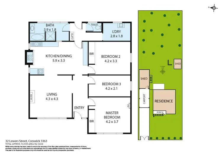 Floorplan of Homely house listing, 32 Lewers Street, Creswick VIC 3363