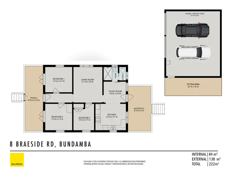 Floorplan of Homely house listing, 8 Braeside Road, Bundamba QLD 4304