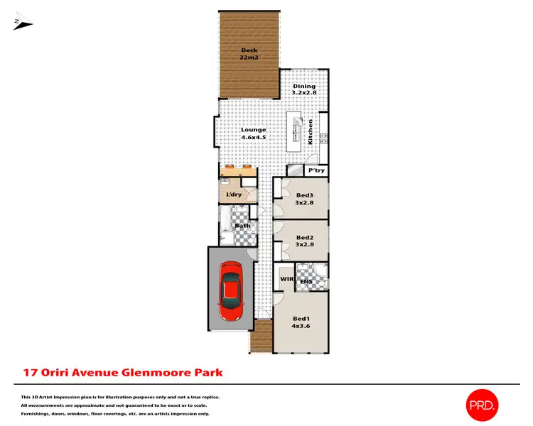 Floorplan of Homely house listing, 17 Oriri Avenue, Glenmore Park NSW 2745