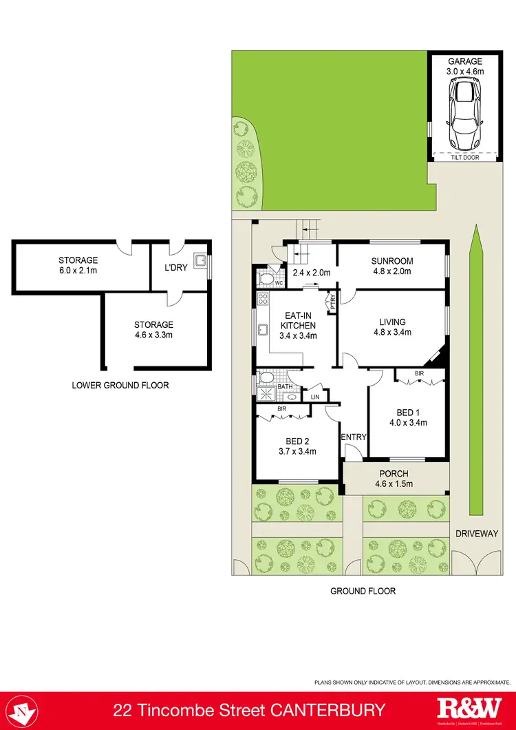 Floorplan of Homely house listing, 22 Tincombe Street, Canterbury NSW 2193