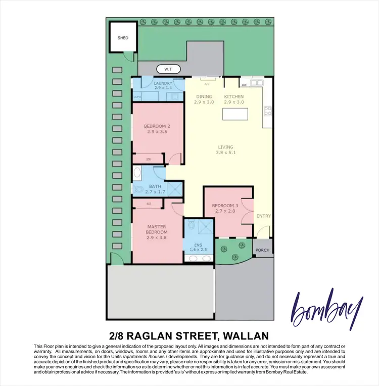 Floorplan of Homely house listing, 2/8 Raglan St, Wallan VIC 3756