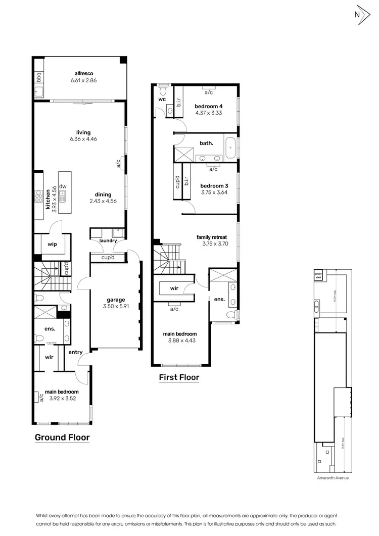 Floorplan of Homely townhouse listing, 17A Amaranth Avenue, Altona North VIC 3025