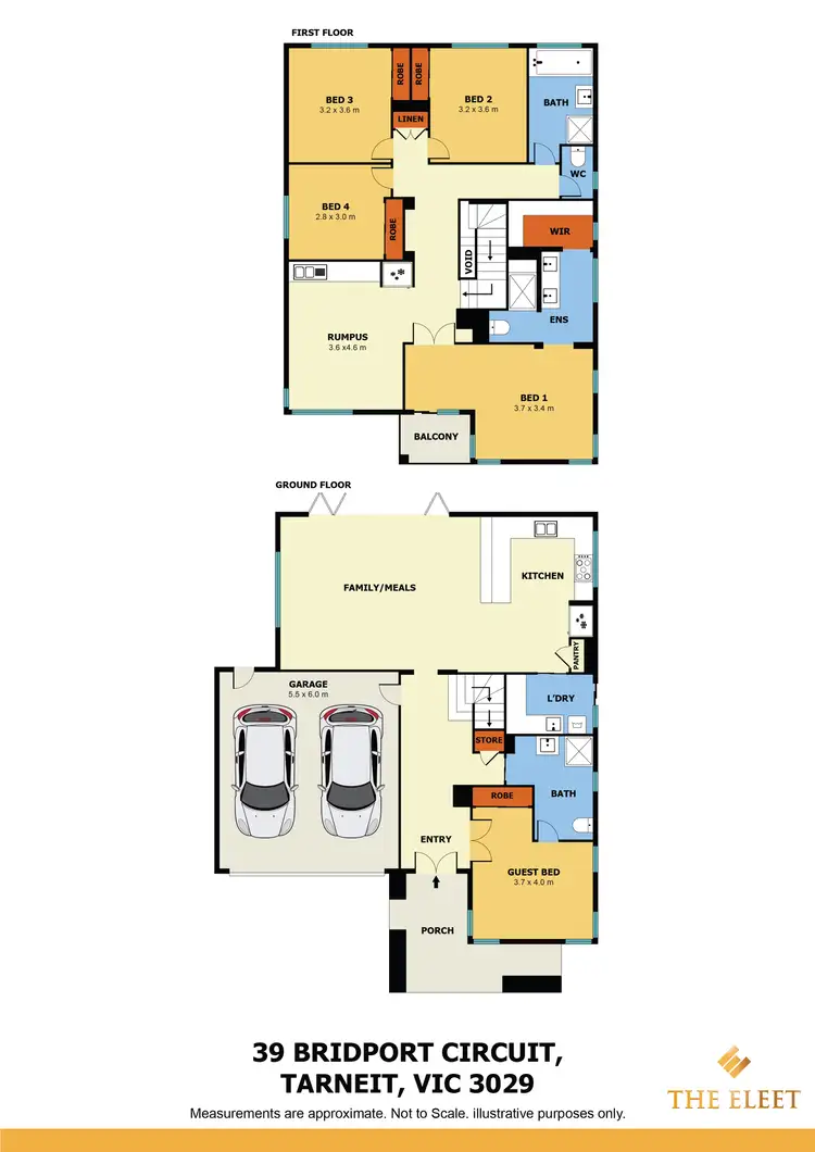 Floorplan of Homely house listing, 39 Bridport Circuit, Tarneit VIC 3029