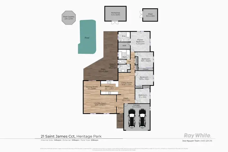 Floorplan of Homely house listing, 21 Saint James Circuit, Heritage Park QLD 4118