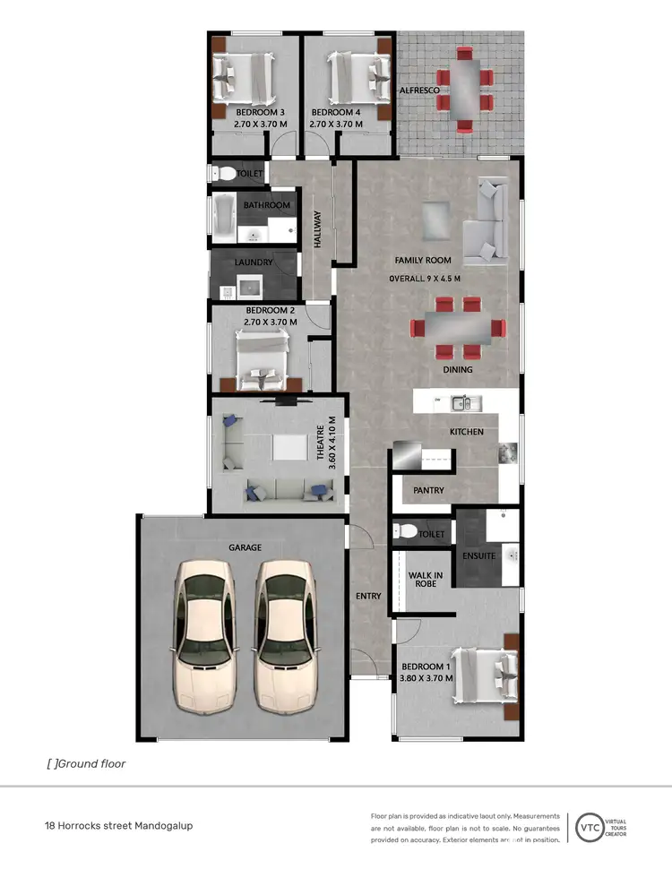 Floorplan of Homely house listing, 18 Horrocks Street, Mandogalup WA 6167