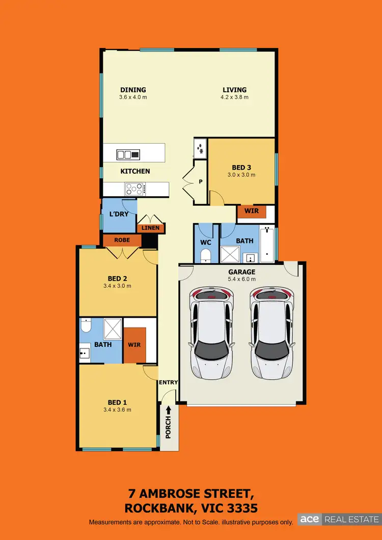 Floorplan of Homely house listing, 7 Ambrose Street, Rockbank VIC 3335