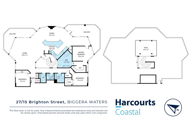 Floorplan of Homely apartment listing, 27/15 Brighton Street, Biggera Waters QLD 4216