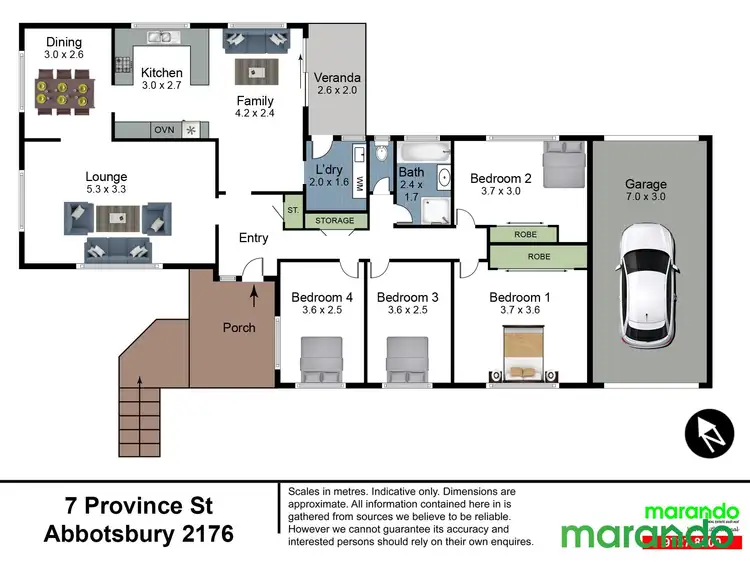 Floorplan of Homely house listing, 7 Province Street, Abbotsbury NSW 2176