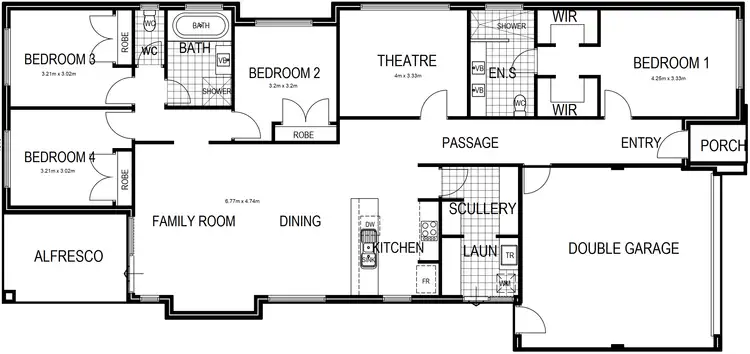 Floorplan of Homely house listing, 4 Moraine Street, Baldivis WA 6171