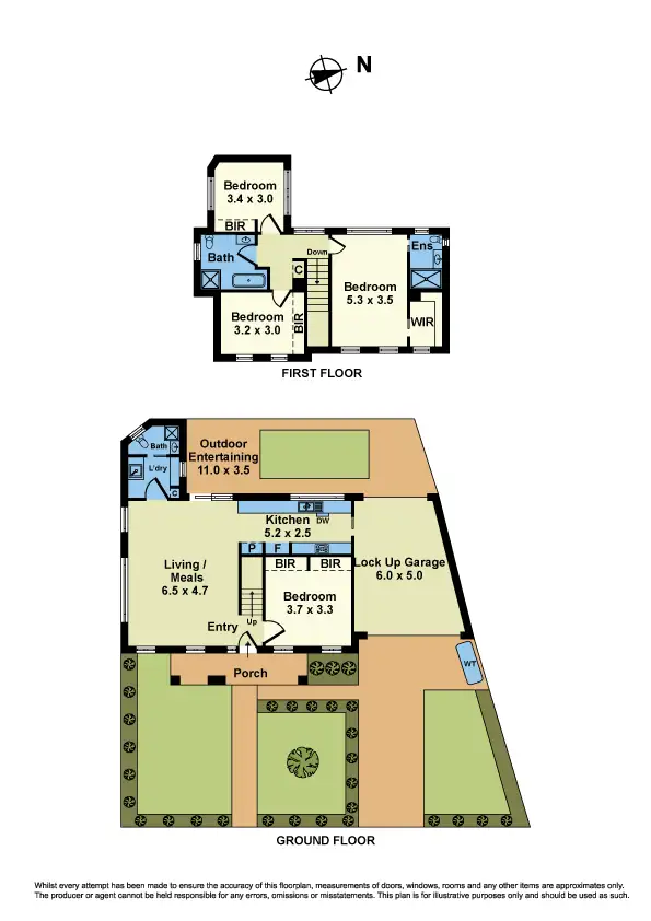 Floorplan of Homely townhouse listing, 1/59 Rosala Avenue, Altona North VIC 3025