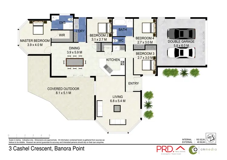 Floorplan of Homely house listing, 3 Cashel Crescent, Banora Point NSW 2486