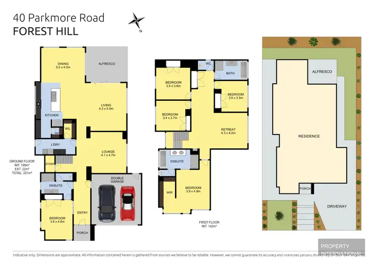 Floorplan of Homely house listing, 40 Parkmore Road, Forest Hill VIC 3131