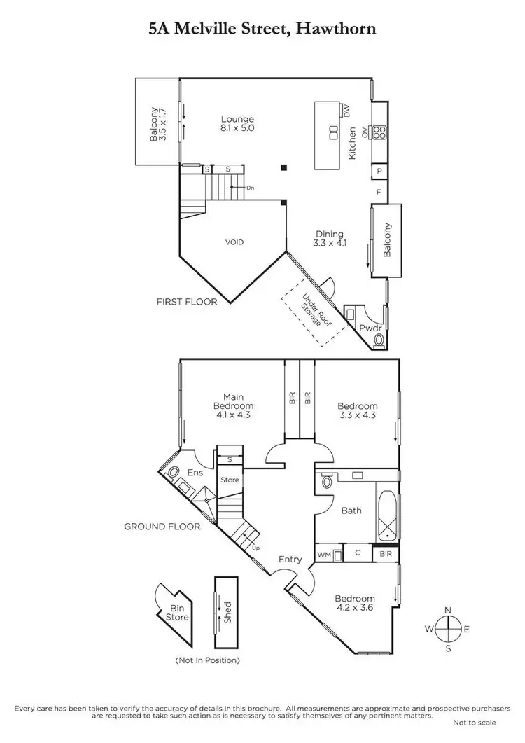 Floorplan of Homely house listing, 5a Melville Street, Hawthorn VIC 3122