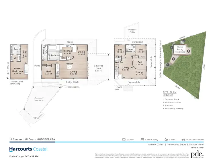 Floorplan of Homely house listing, 16 Summerhill Court, Mudgeeraba QLD 4213