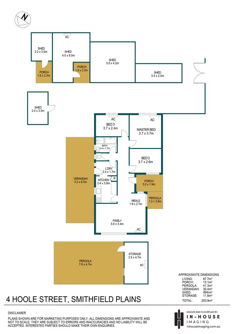 Floorplan of Homely house listing, 4 Hoole Street, Smithfield Plains SA 5114
