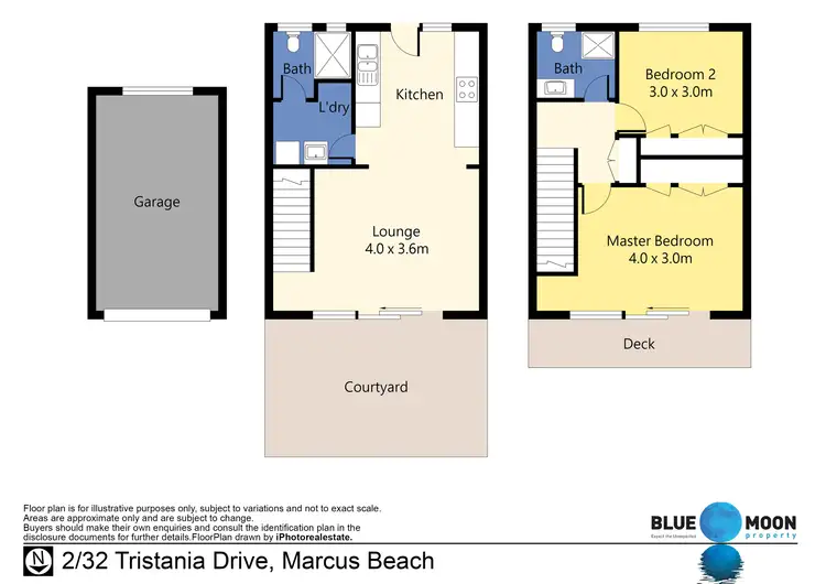 Floorplan of Homely unit listing, 2/32 Tristania Drive, Marcus Beach QLD 4573