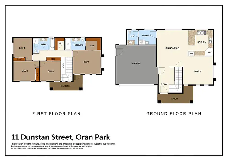 Floorplan of Homely house listing, 11 Dunstan Street, Oran Park NSW 2570