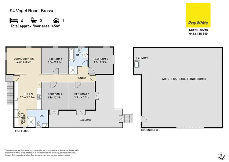 Floorplan of Homely house listing, 94 Vogel Road, Brassall QLD 4305