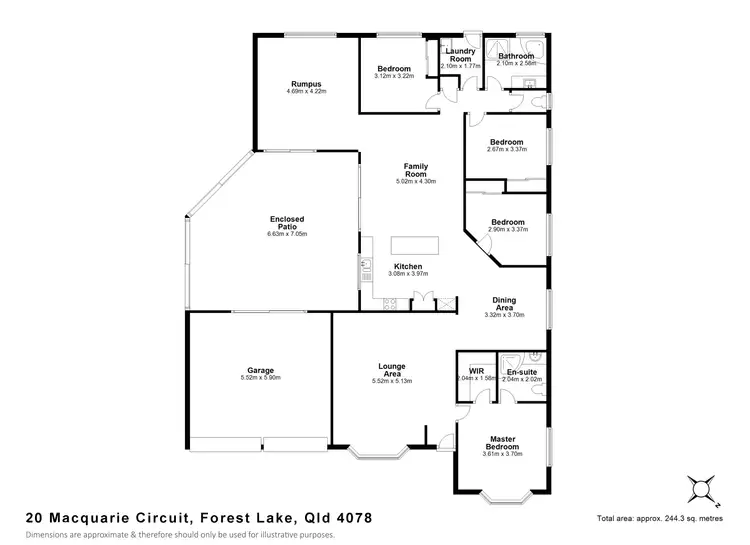 Floorplan of Homely house listing, 20 Macquarie Circuit, Forest Lake QLD 4078