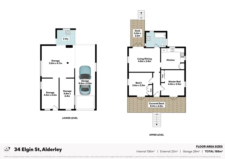 Floorplan of Homely house listing, 34 Elgin Street, Alderley QLD 4051