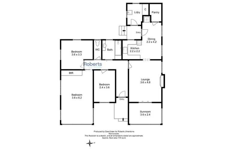 Floorplan of Homely house listing, 4 Dooley Street, West Ulverstone TAS 7315
