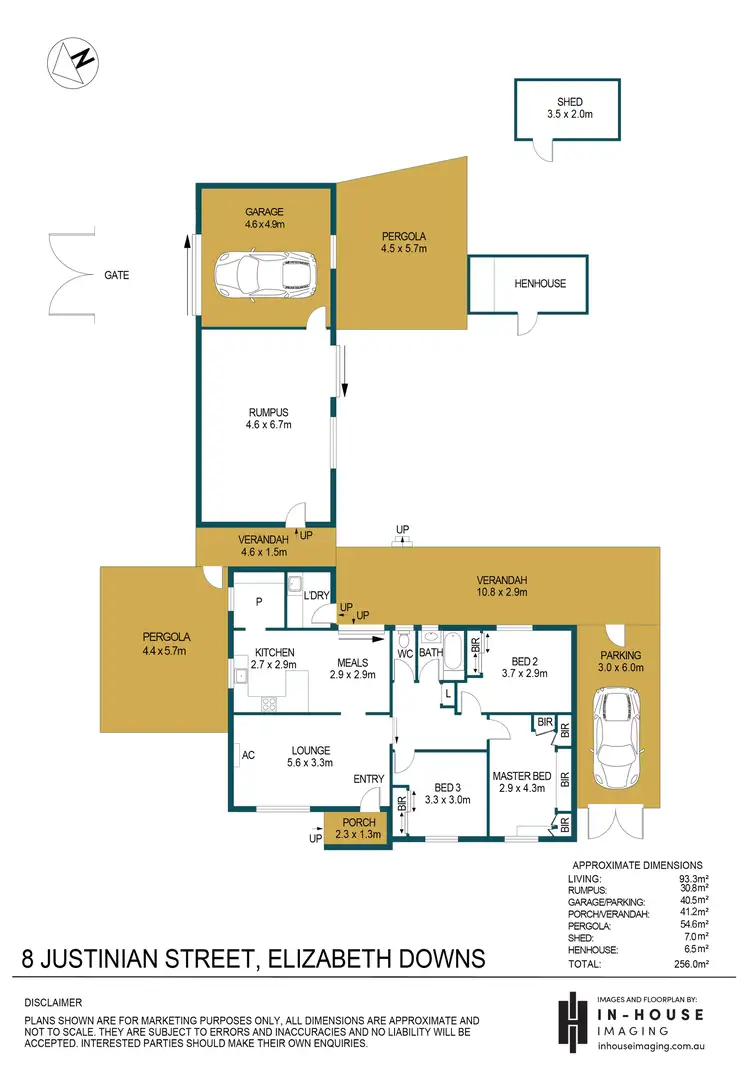 Floorplan of Homely house listing, 8 Justinian Street, Elizabeth Downs SA 5113