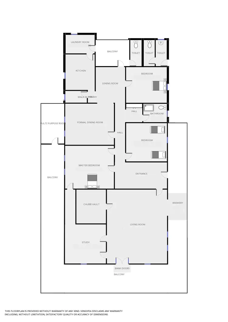 Floorplan of Homely house listing, 64 Wollongough Street, Ungarie NSW 2669