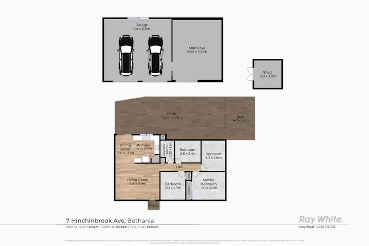 Floorplan of Homely house listing, 7 Hinchinbrook Avenue, Bethania QLD 4205