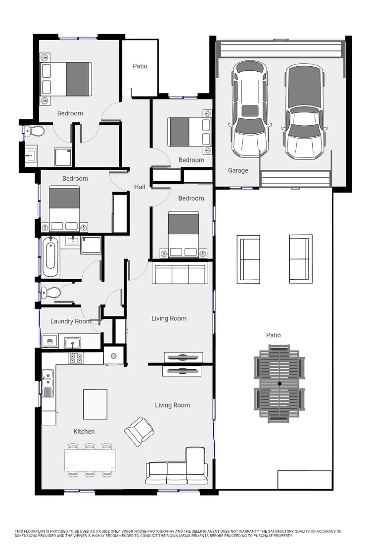 Floorplan of Homely house listing, 10 Lisa Court, Mildura VIC 3500
