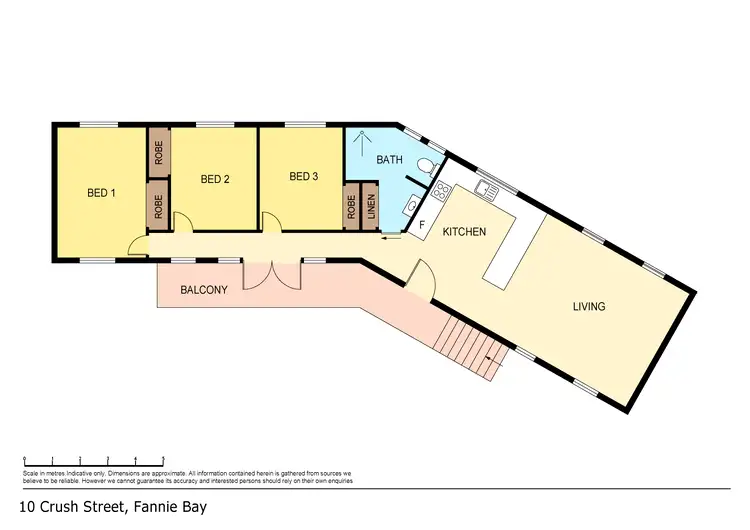 Floorplan of Homely house listing, 10 Crush Street, Fannie Bay NT 820