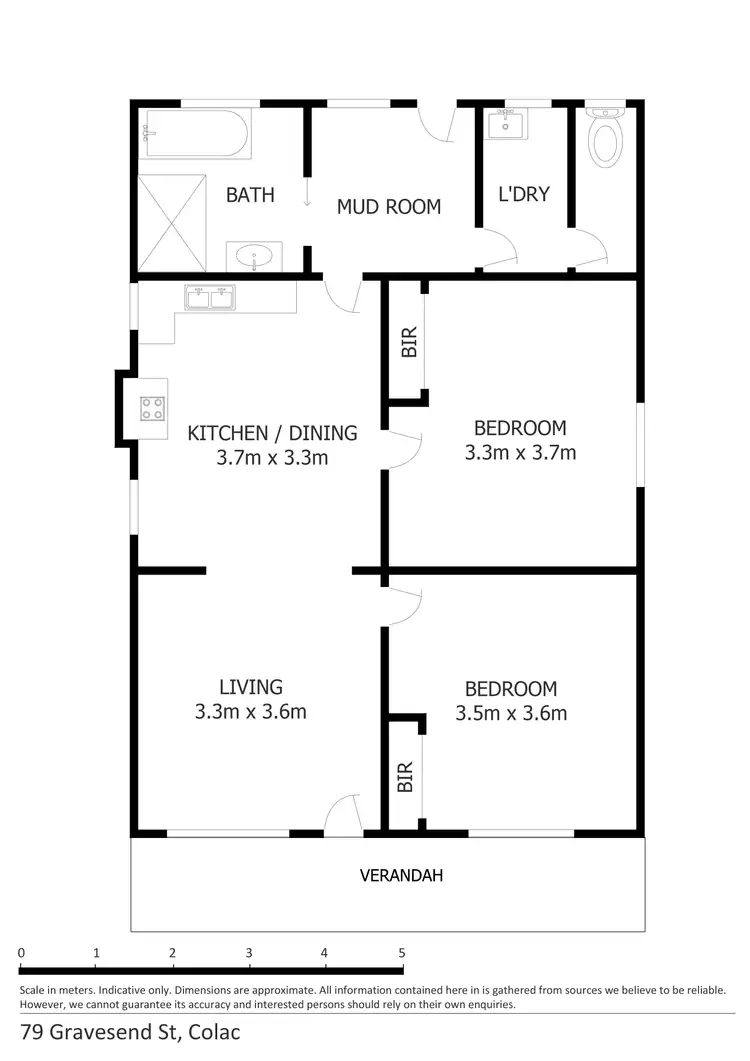 Floorplan of Homely house listing, 79 Gravesend Street, Colac VIC 3250